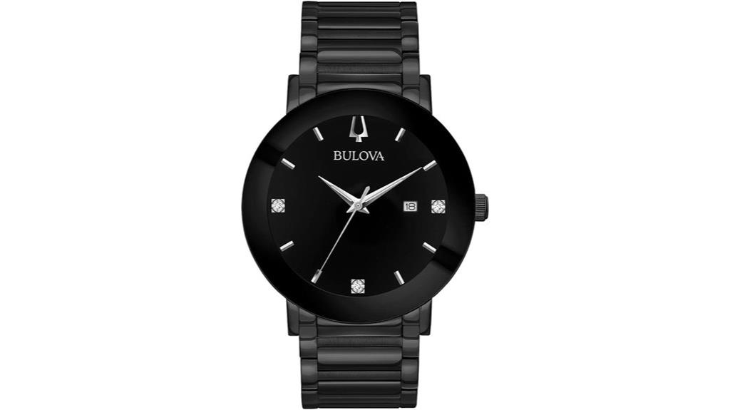 bulova men s diamond watch