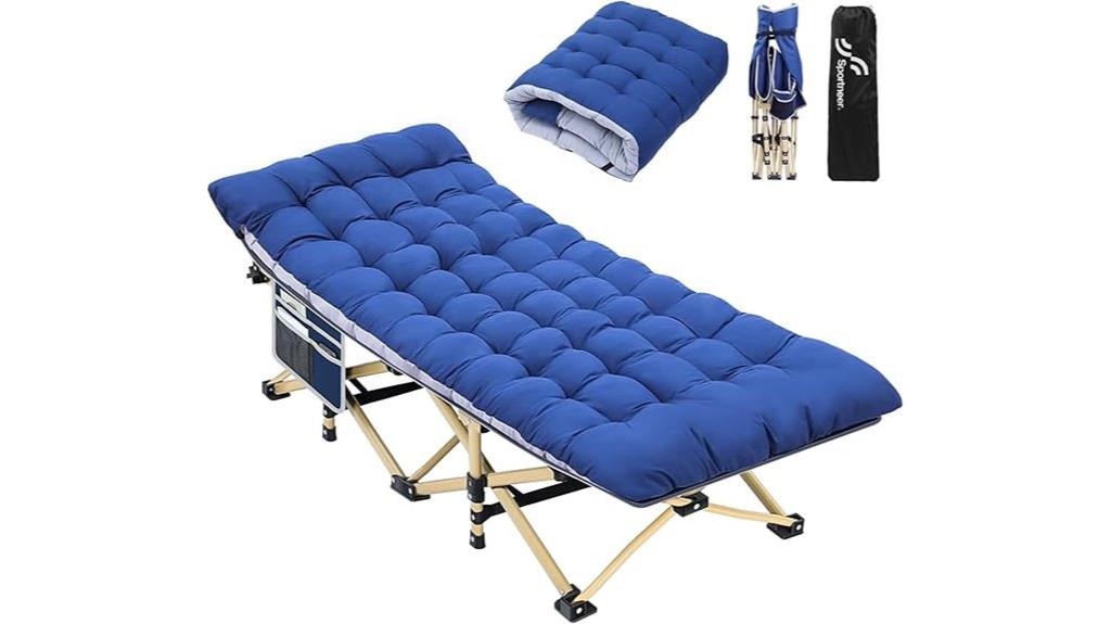 camping cot with mattress