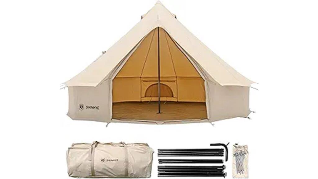 canvas bell yurt tent