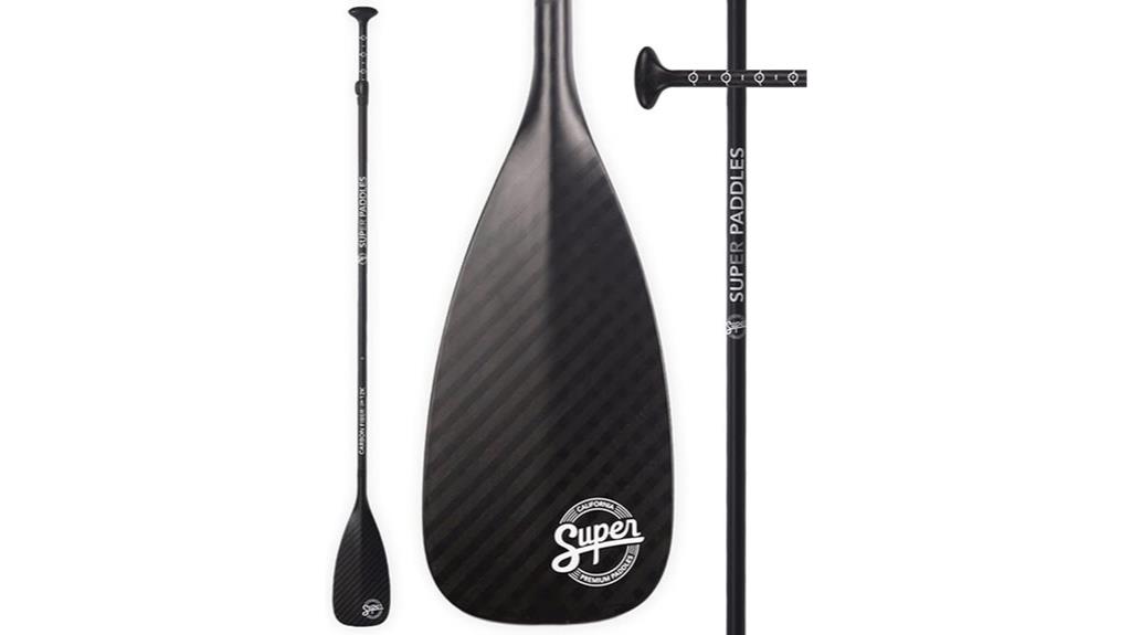 carbon fiber fiberglass paddle