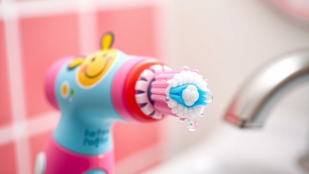 child friendly electric toothbrush features