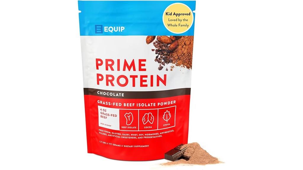 chocolate protein powder package