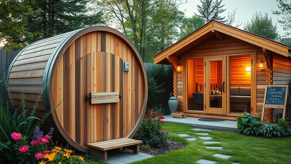 choosing ideal backyard sauna