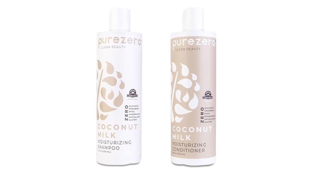 coconut milk hair set