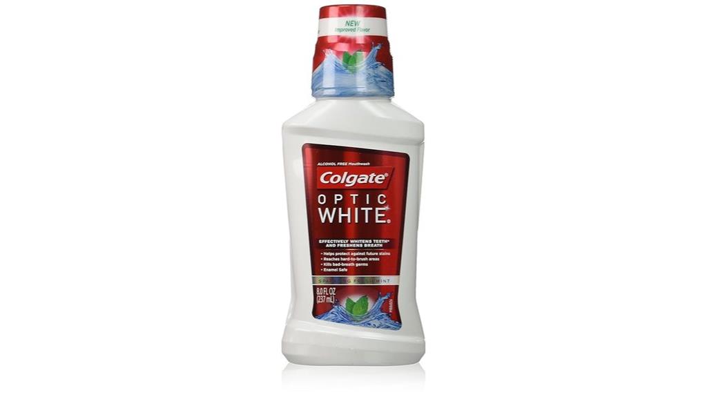 colgate optic white mouthwash