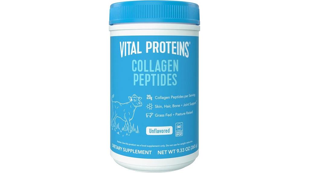 collagen peptides supplement powder