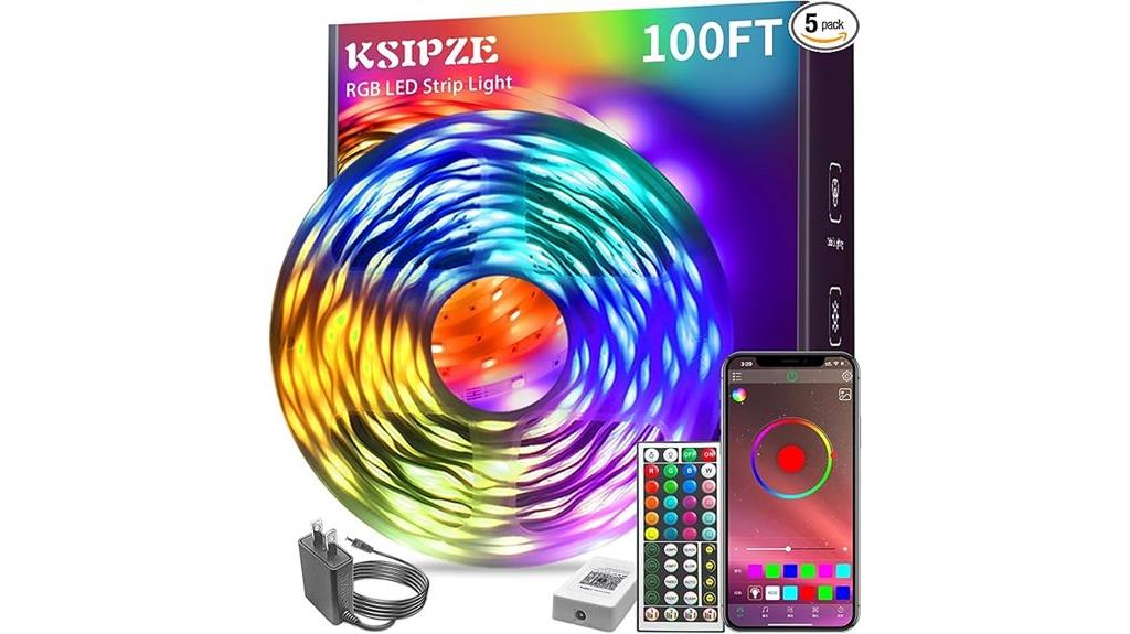 colorful 100ft led strip