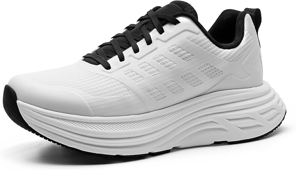 comfortable slip resistant walking shoes