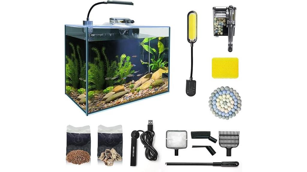 compact 2 6 gallon aquarium