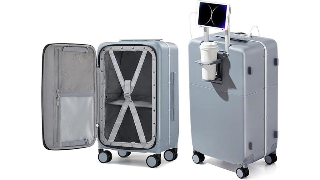 compact carry on with accessories