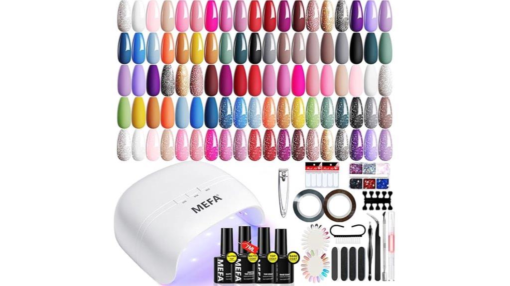 complete uv nail polish set