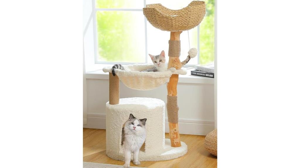 contemporary large cat tower