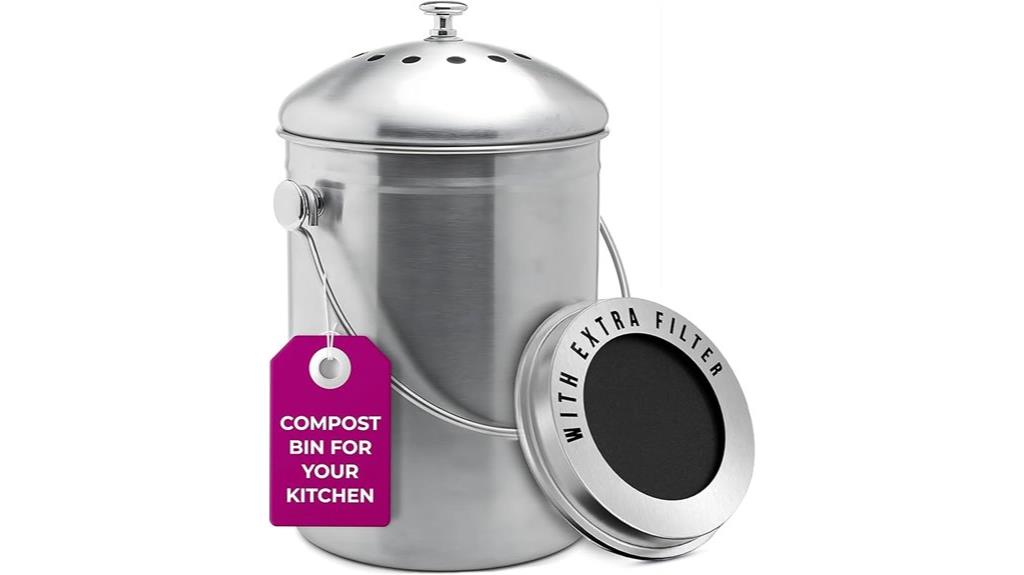 countertop compost bin kitchen