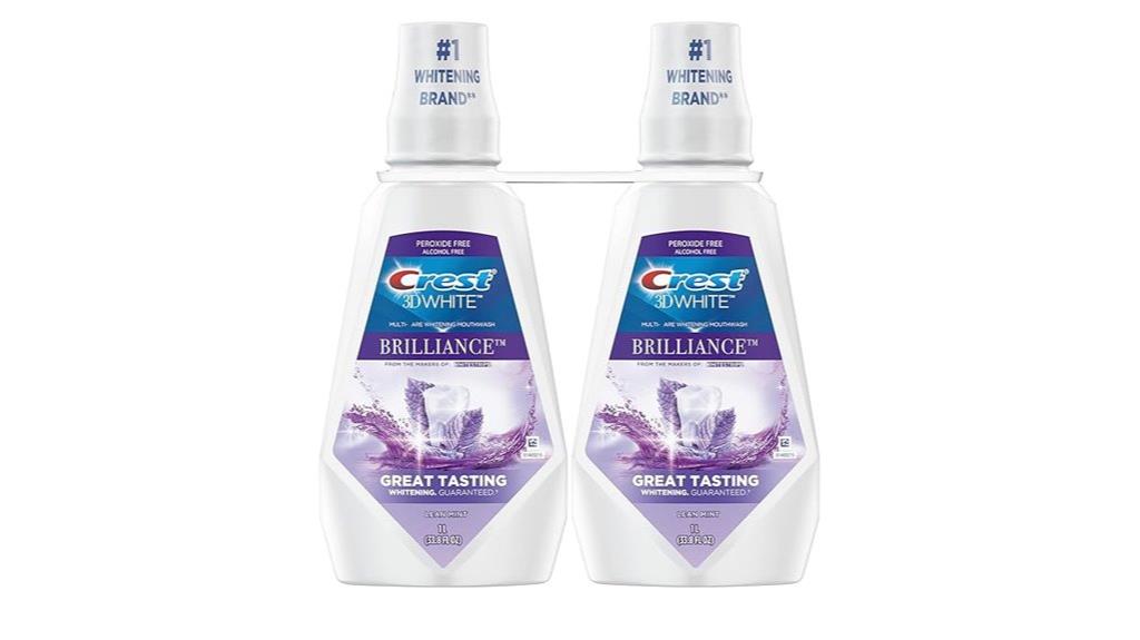 crest mouthwash whitening alcohol free