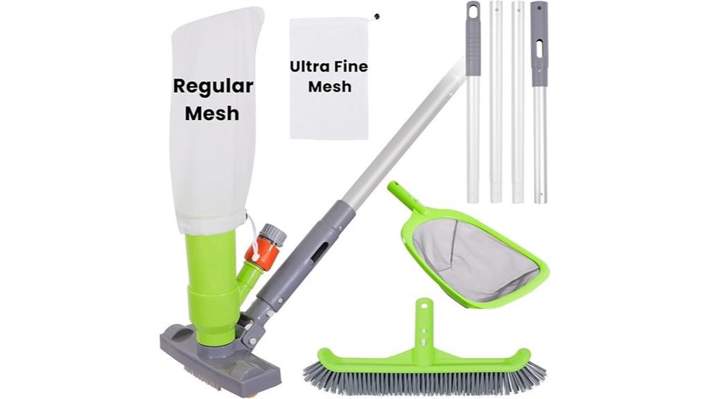 deluxe pool cleaning set