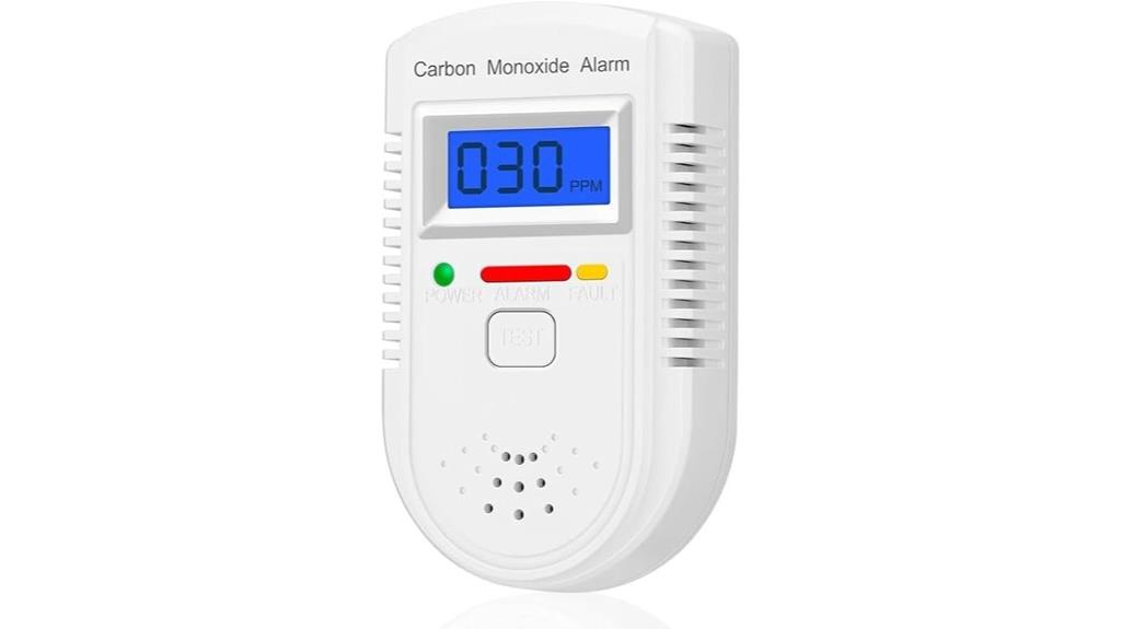 digital carbon monoxide alarm
