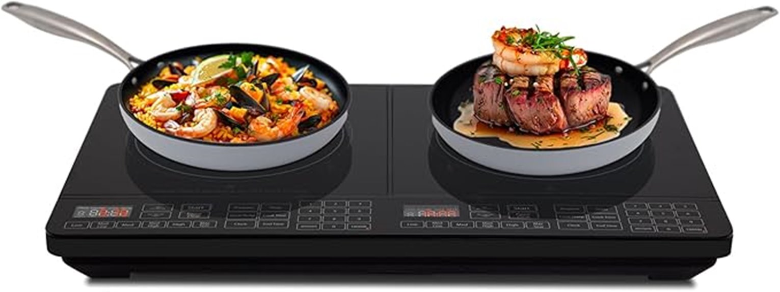 double induction cooktop