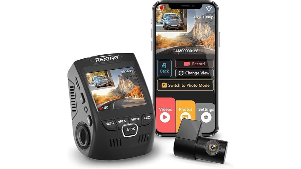 dual channel dash camera