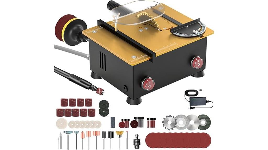 dual motor mini table saw