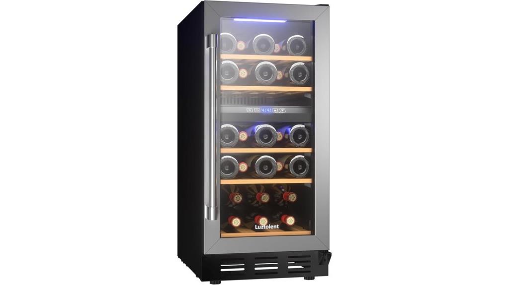 dual zone wine cooler