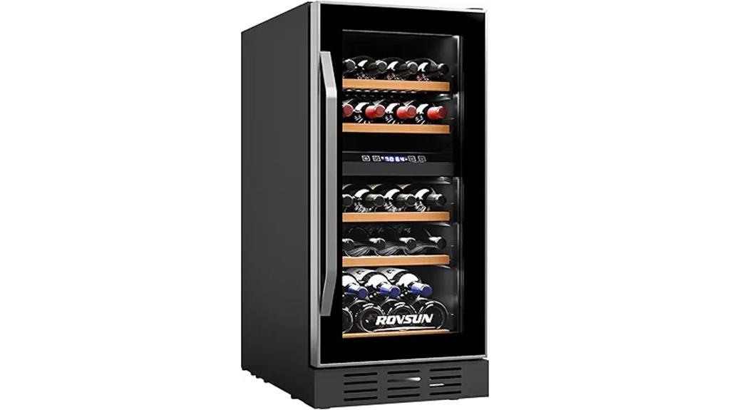 dual zone wine fridge