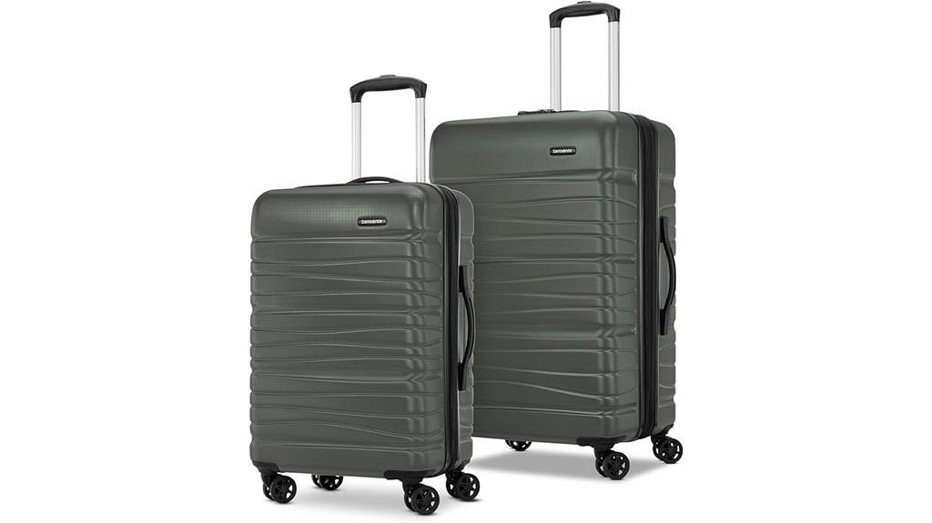 durable expandable spinner suitcase