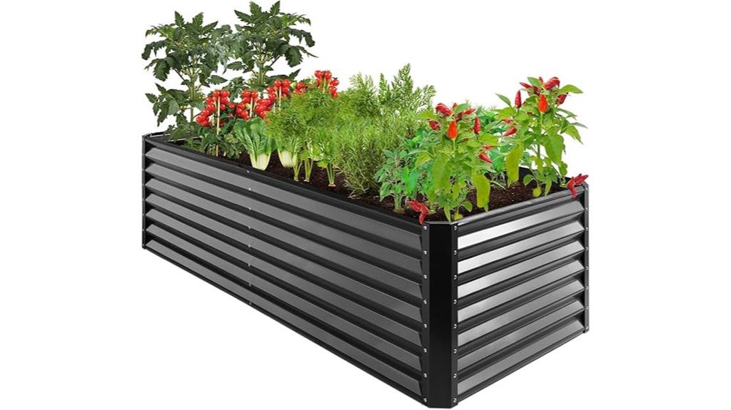 durable metal garden bed