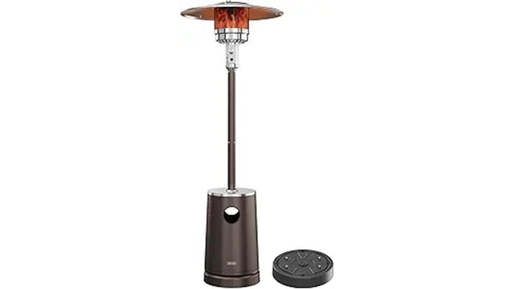 east oak 55k patio heater