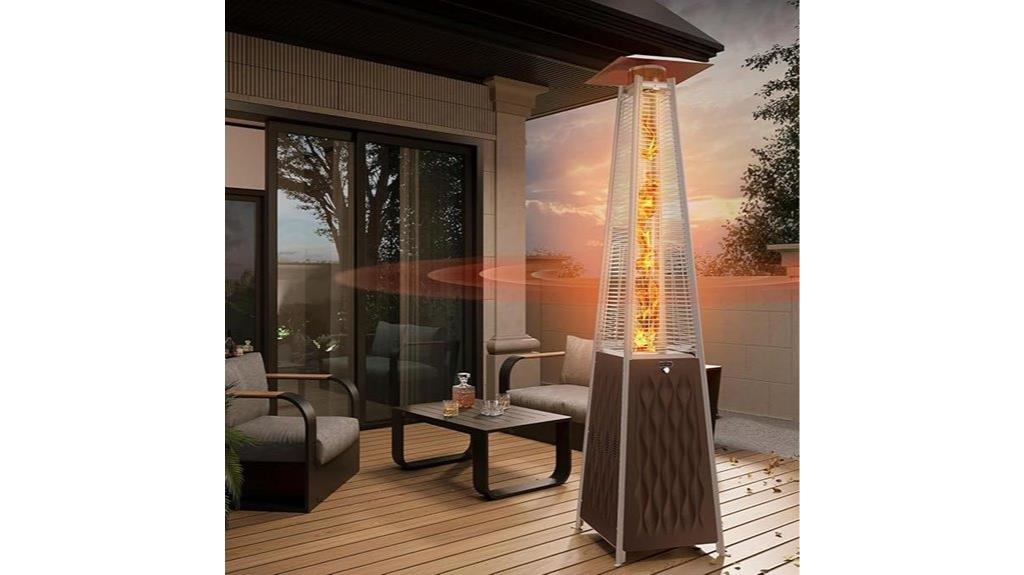 east oak patio heater