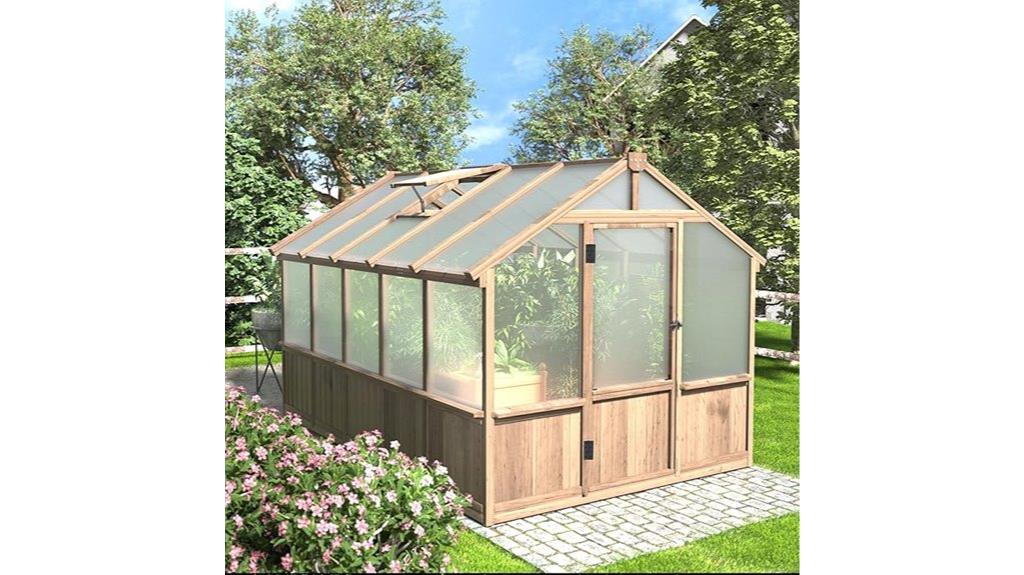 eight by ten greenhouse