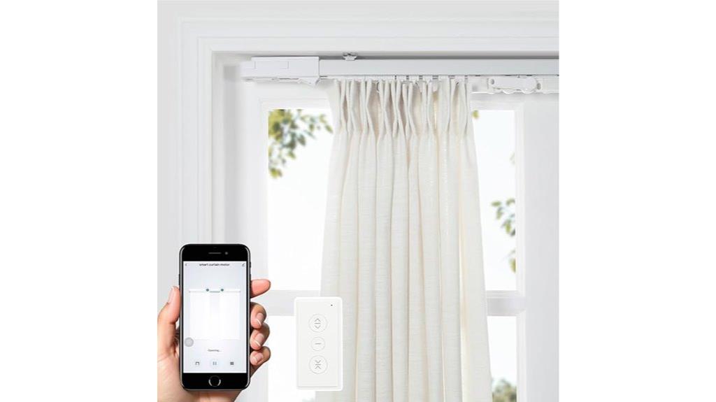 electric curtain track system