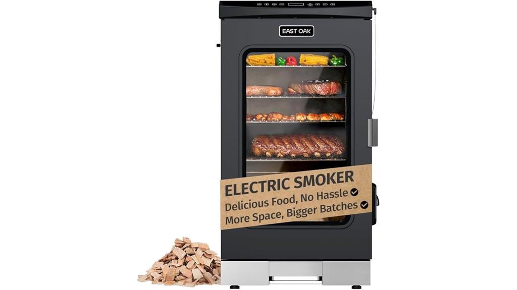 electric smoker with meat probe