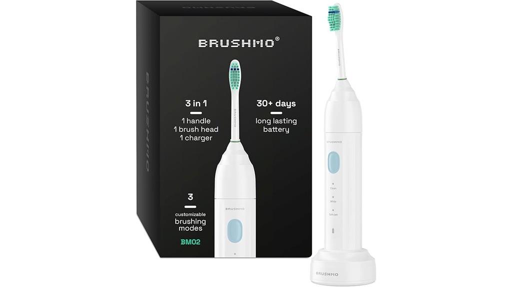 electric sonic toothbrush modes