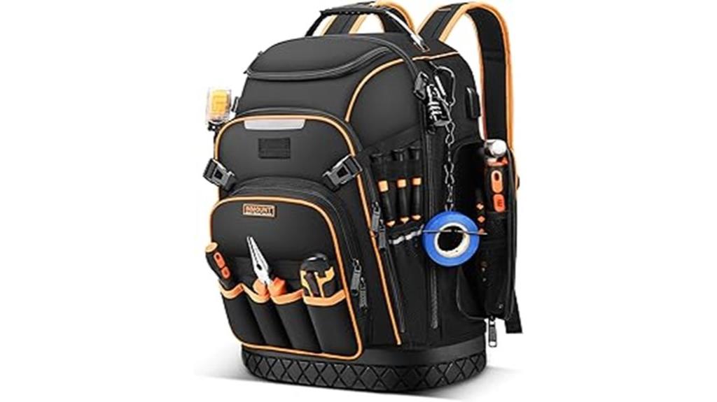 electrician s tool storage backpack