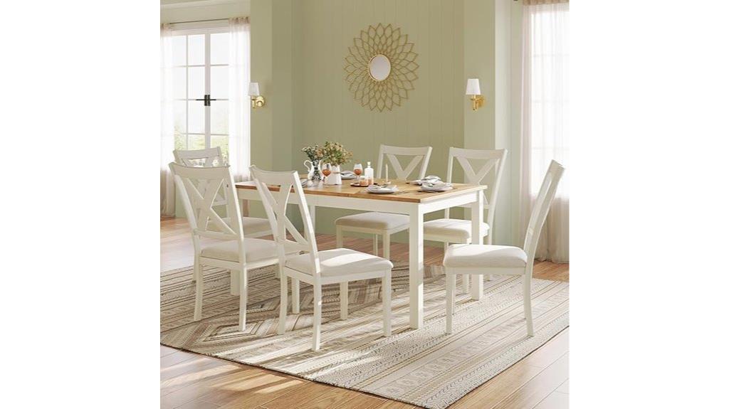 farmhouse dining table set