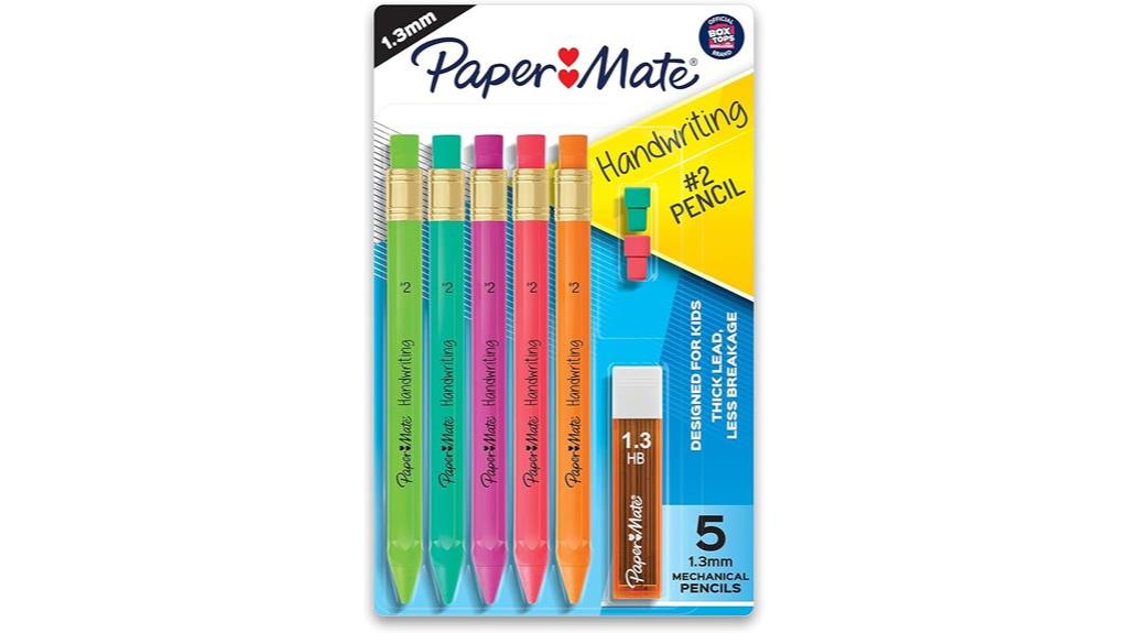 five pack mechanical pencils