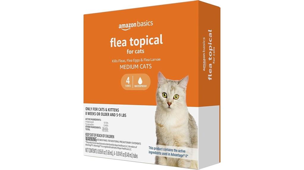 flea treatment for medium cats