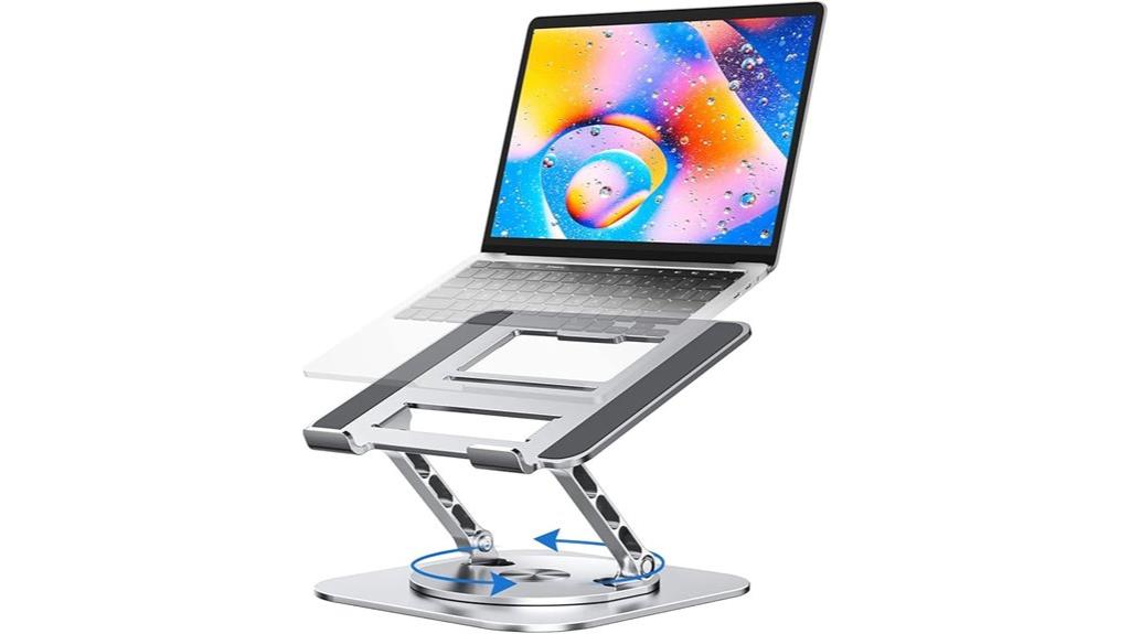 flexible height laptop holder