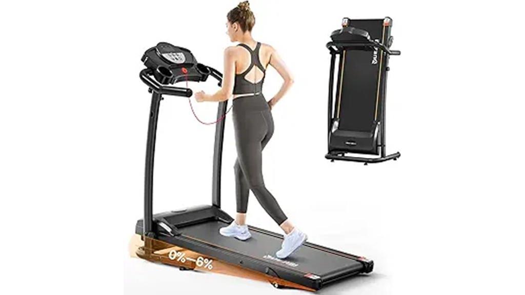foldable 3 0hp home treadmill