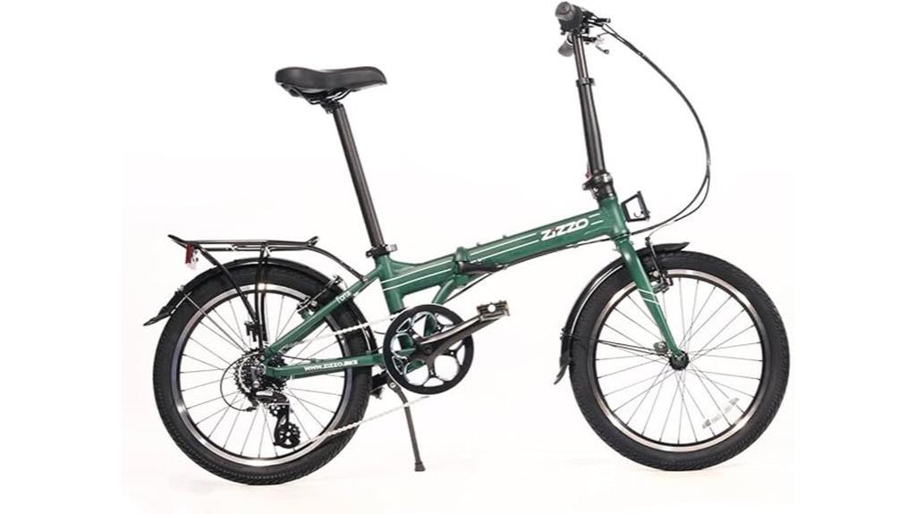 foldable bike with gears