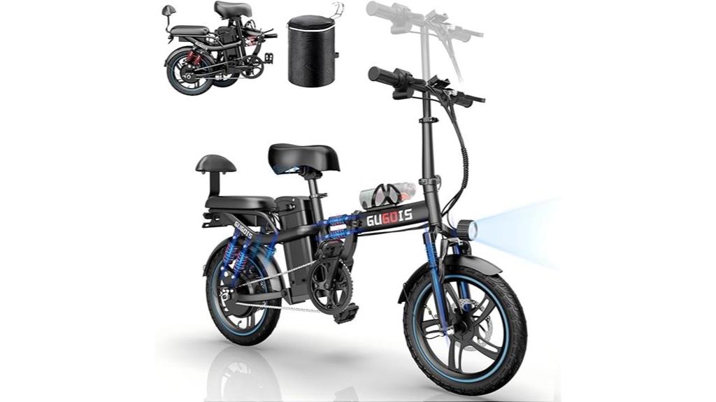 foldable electric bike details