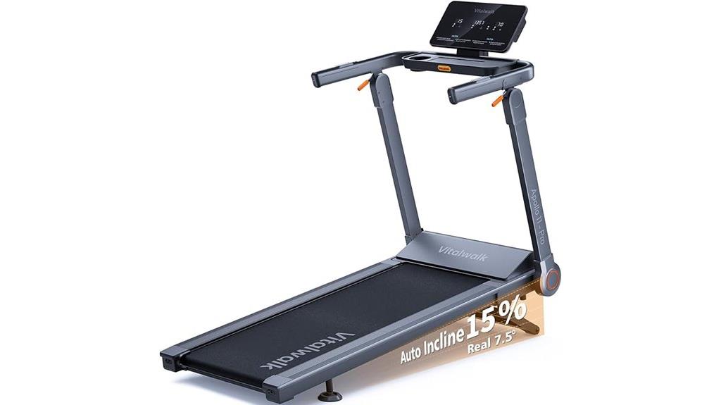 foldable treadmill with incline