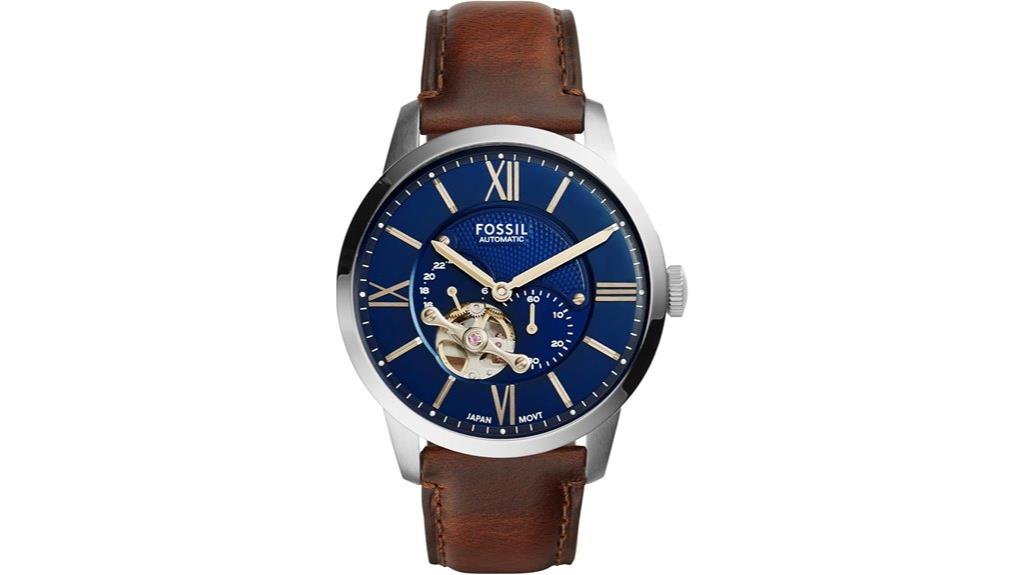 fossil skeleton automatic watch