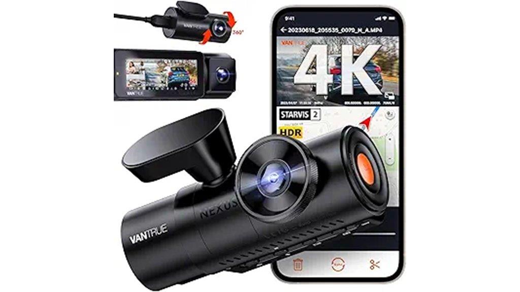 four channel 4k dash cam