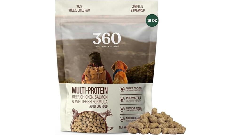 freeze dried raw dog food