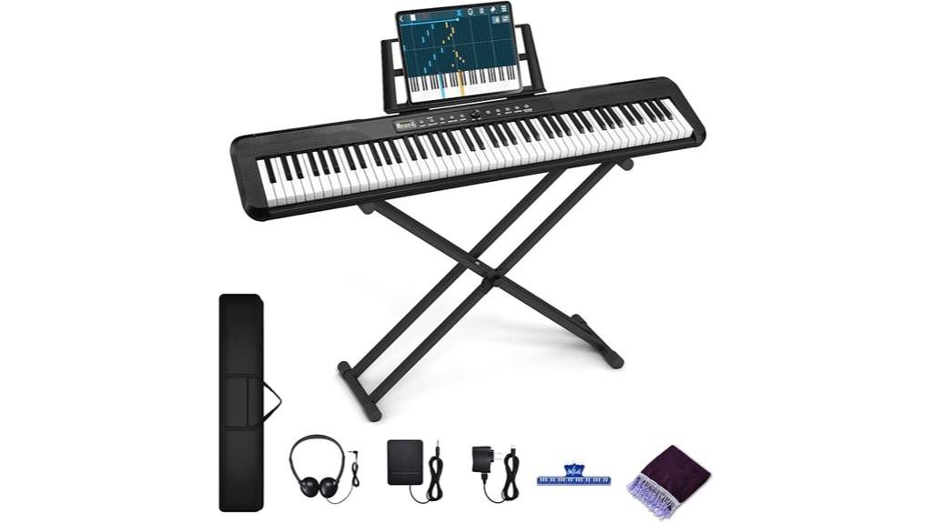 full featured digital piano bundle