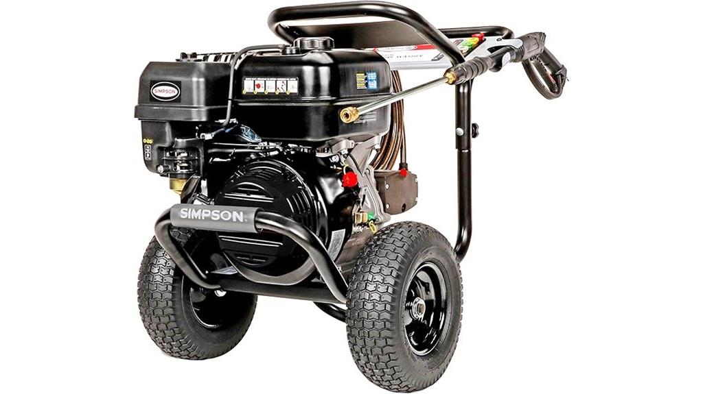 gas powered high pressure washer