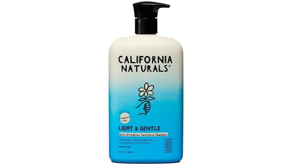 gentle aloe vera shampoo