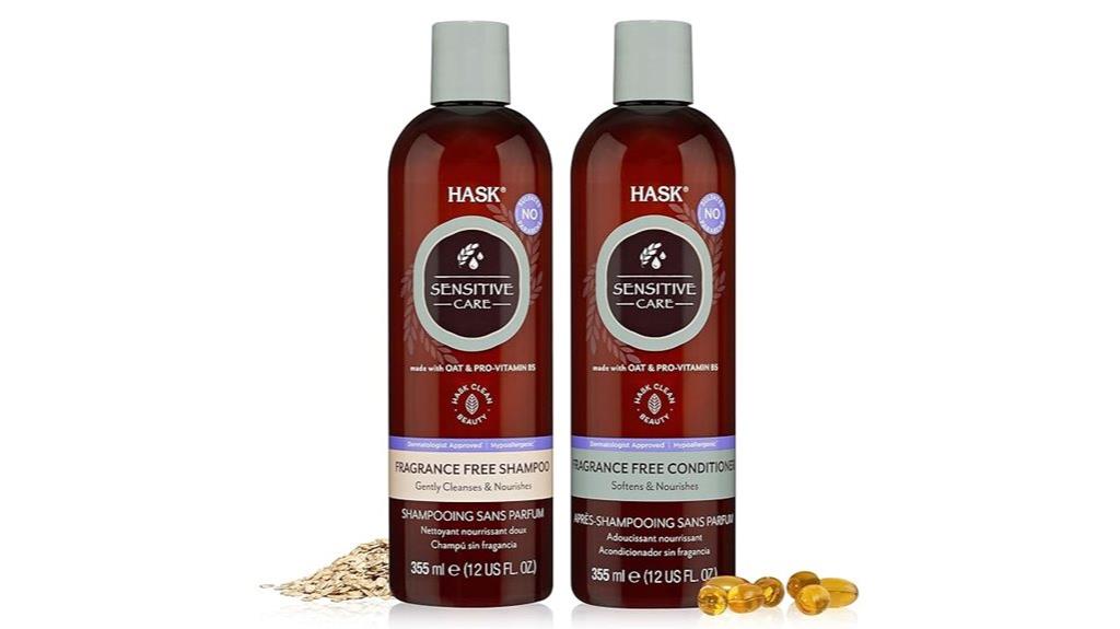 gentle sensitive hair care