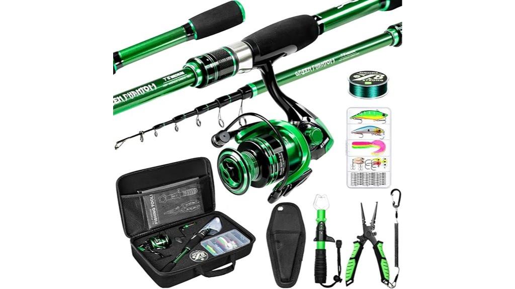 ghosthorn telescoping fishing set